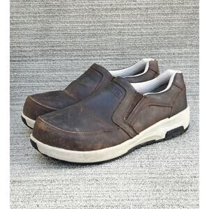DAKOTA Men’s Work Pro Series Steel Toe & Plate Slip On Safety Shoes 9 US Men